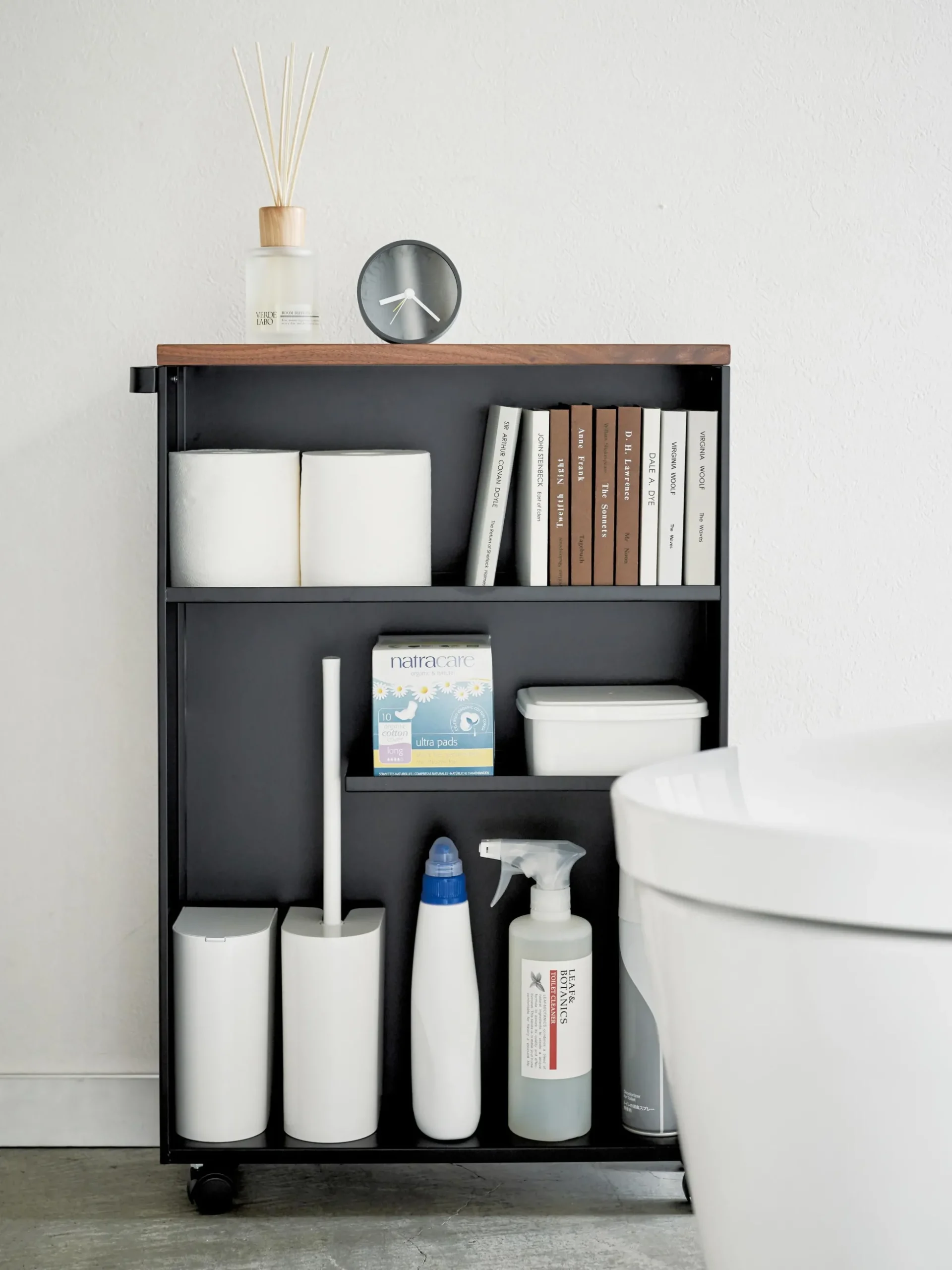 Scaffale da bagno con ruote Tower