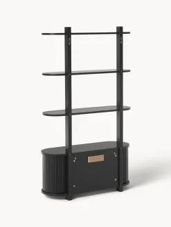 Scaffale da parete con frontale millerighe Calary