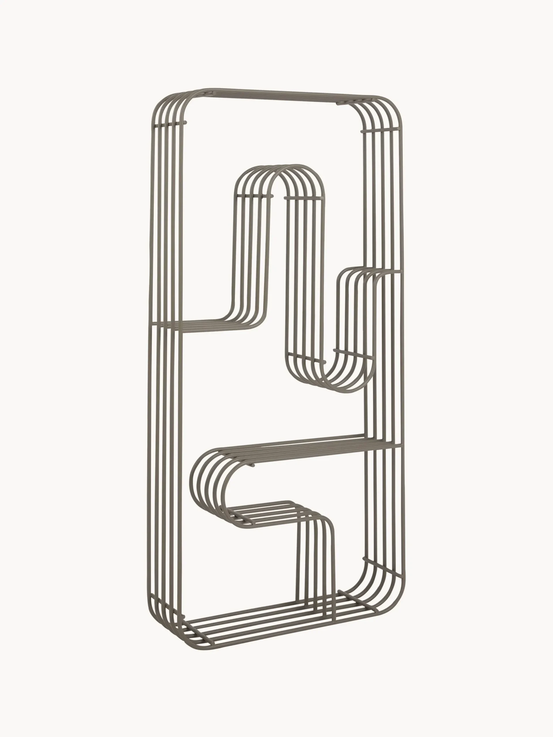 Scaffale da parete in metallo Curva