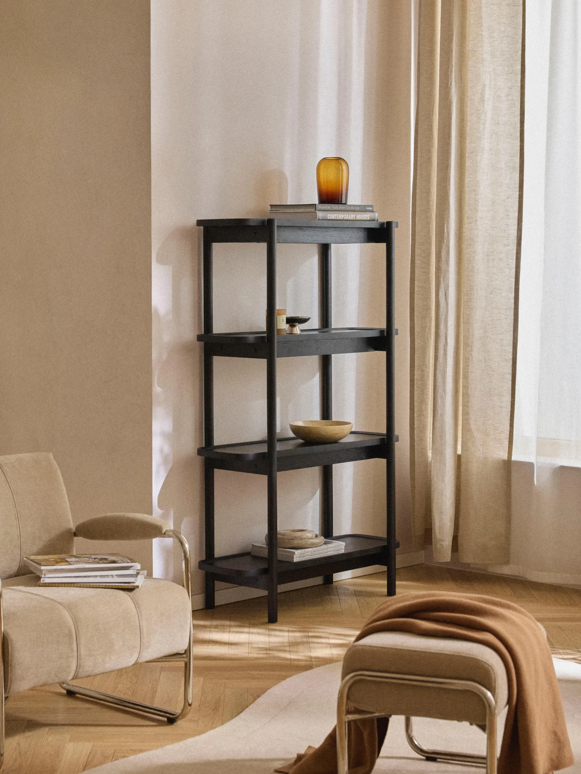 Scaffale in legno Libby