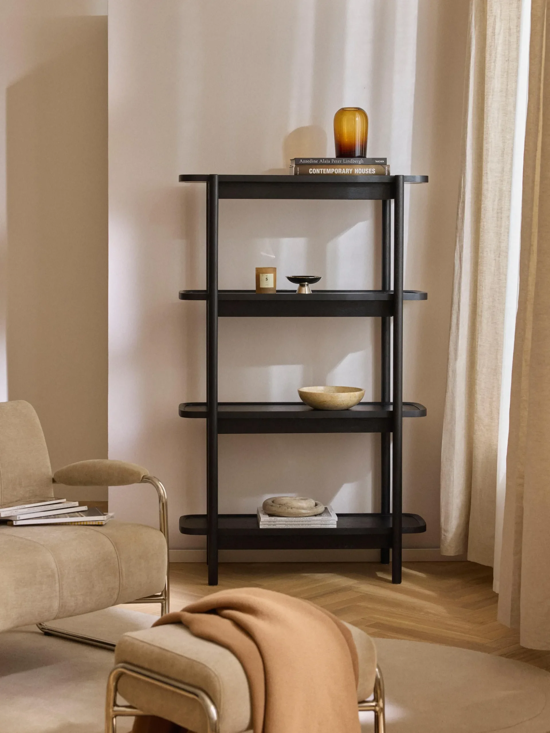 Scaffale in legno Libby