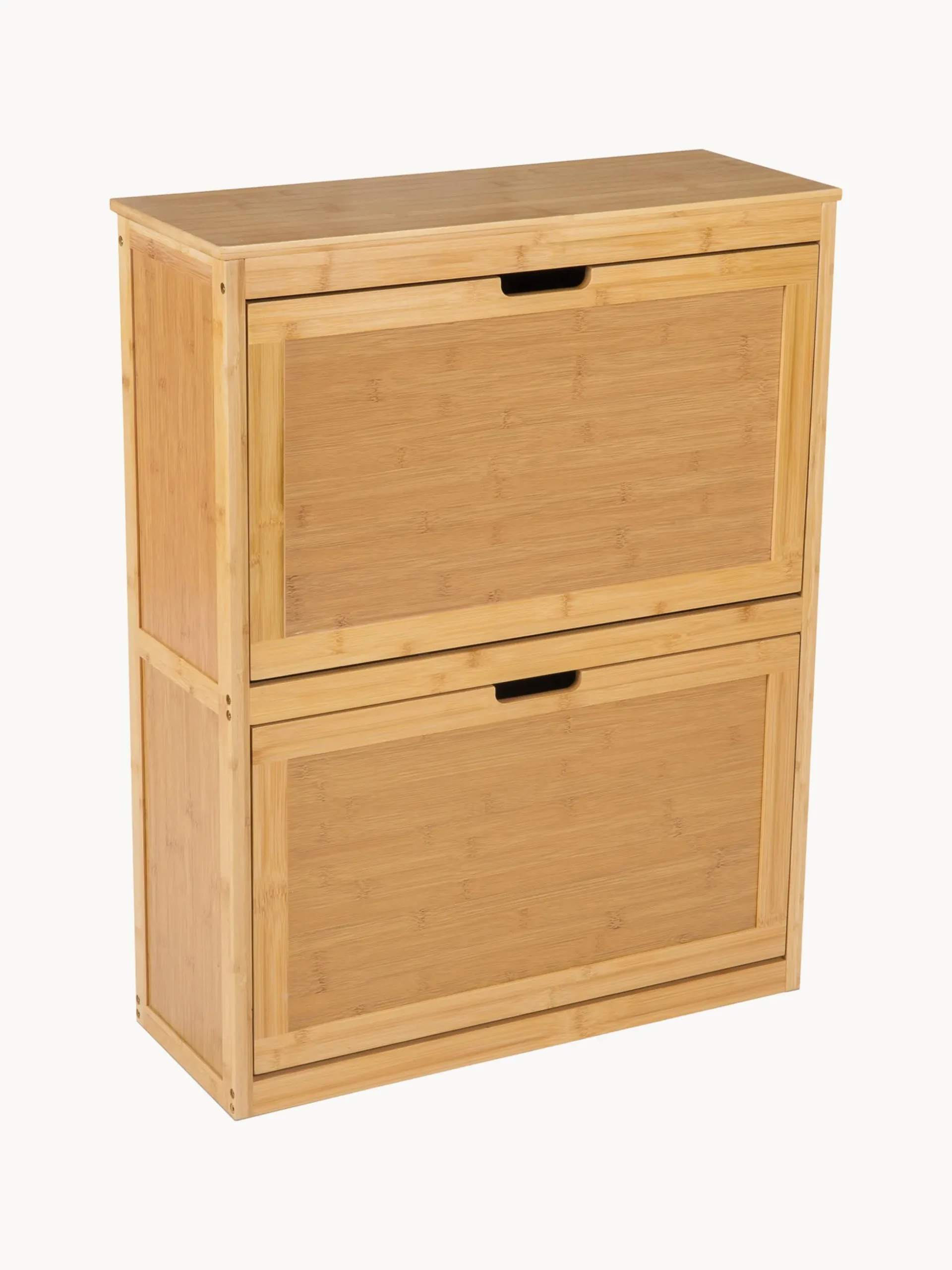 Scarpiera da parete in legno di bambù Kedar