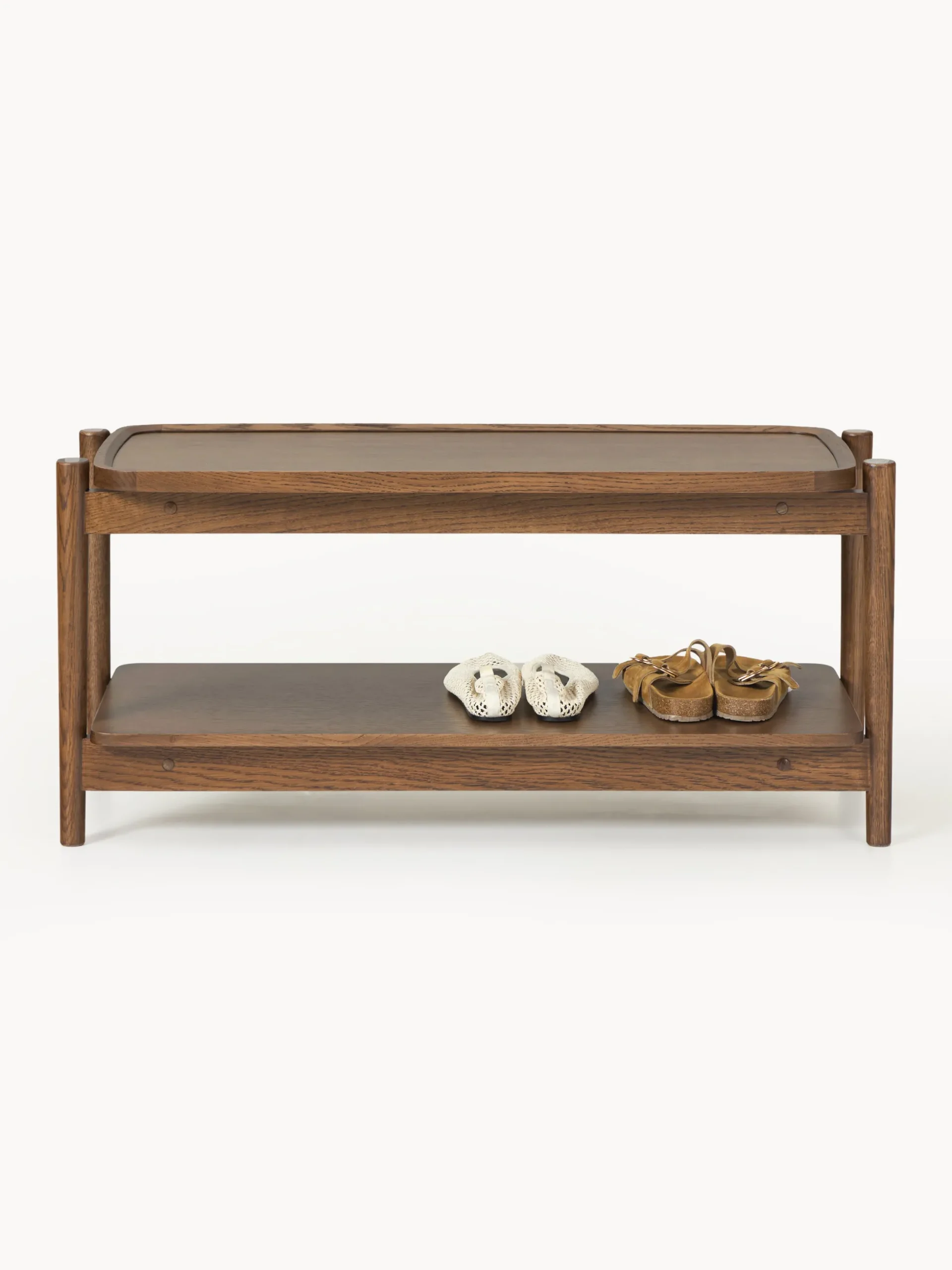 Scarpiera in legno Libby