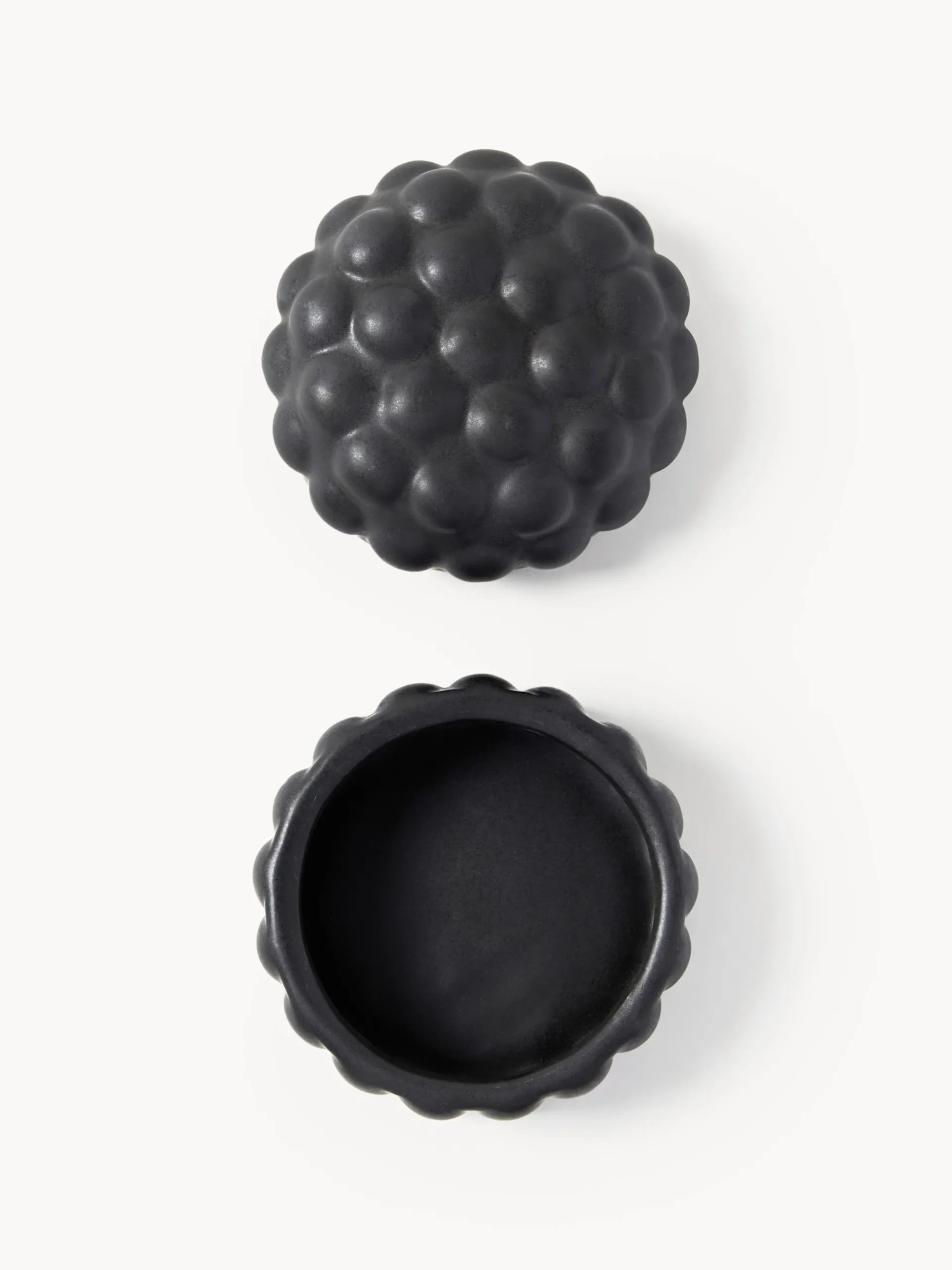 Scatola decorativa in gres con coperchio Bob