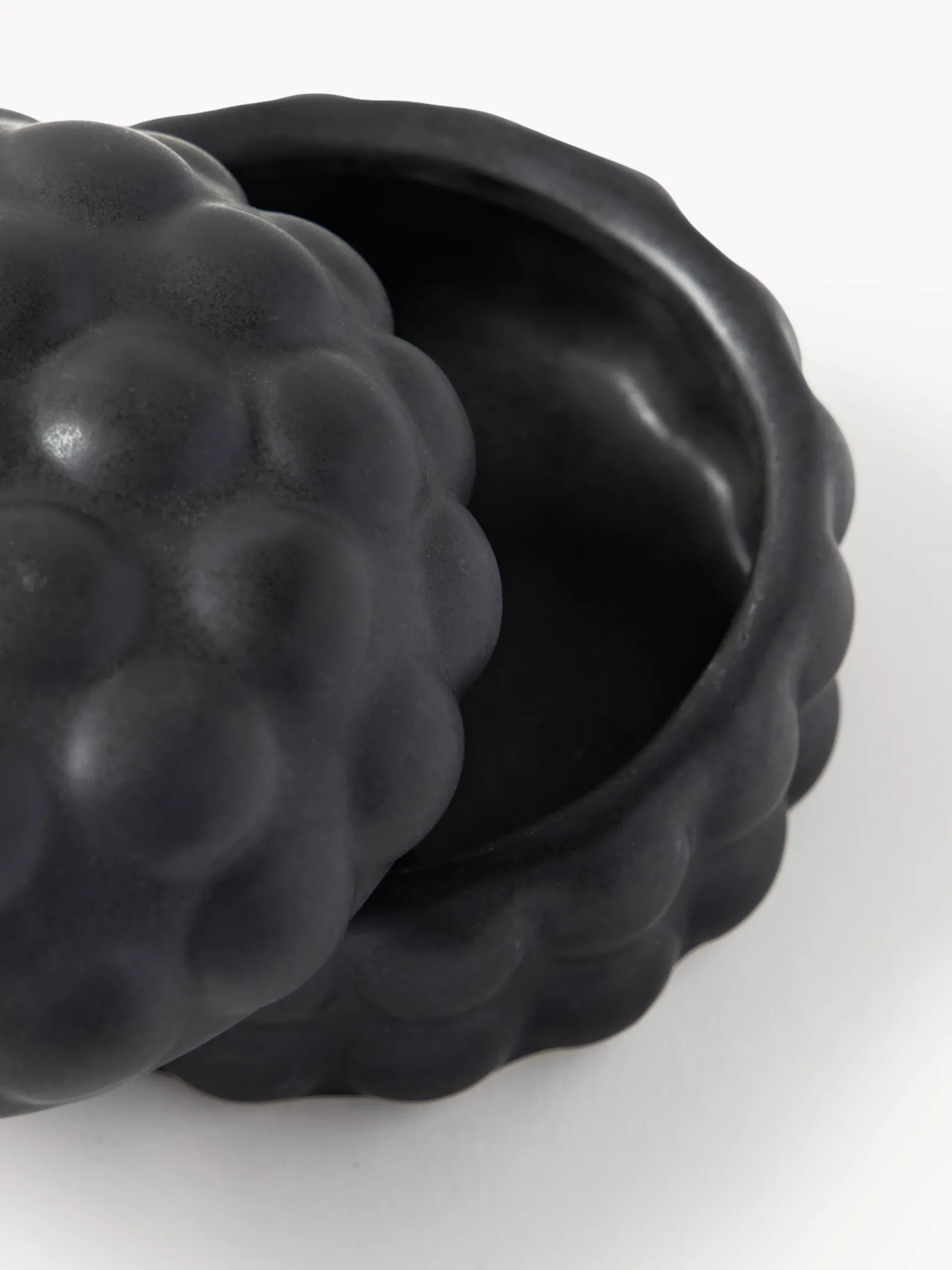 Scatola decorativa in gres con coperchio Bob