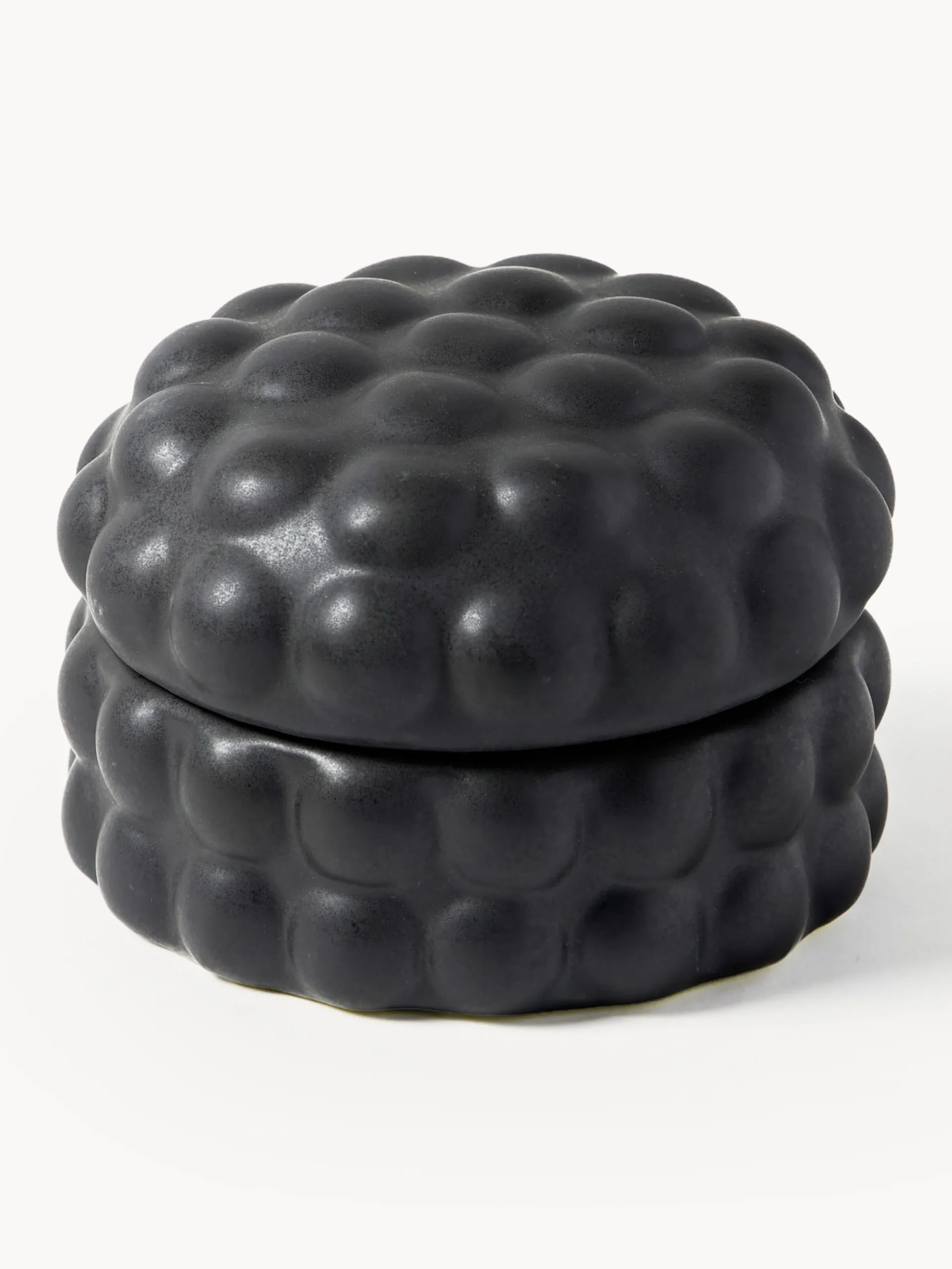 Scatola decorativa in gres con coperchio Bob