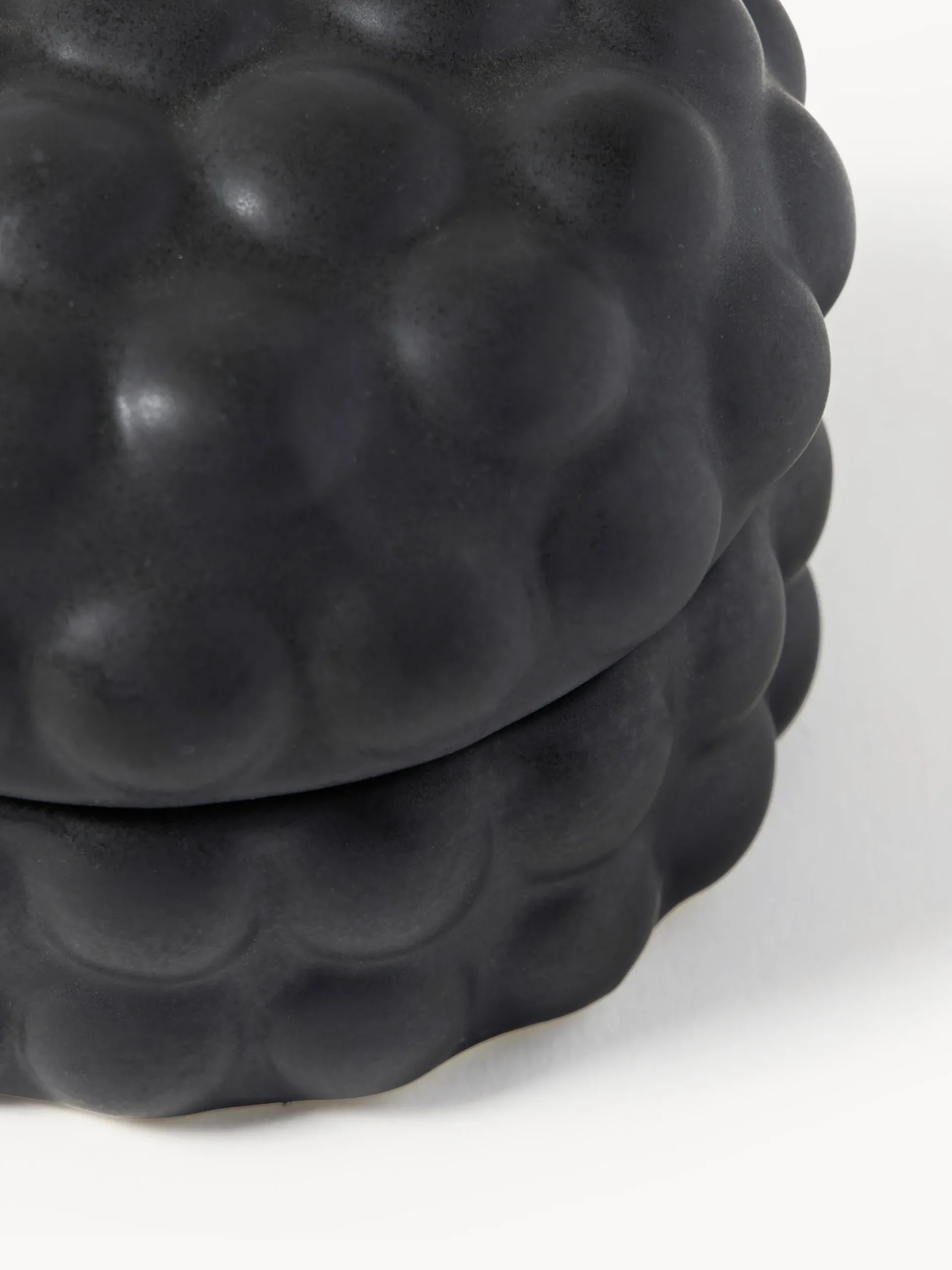 Scatola decorativa in gres con coperchio Bob