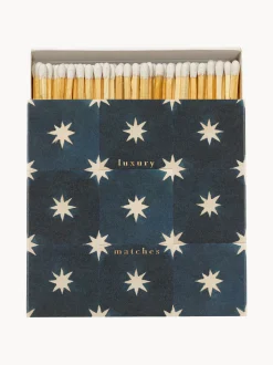 Scatola di fiammiferi di design Navy Star Tile