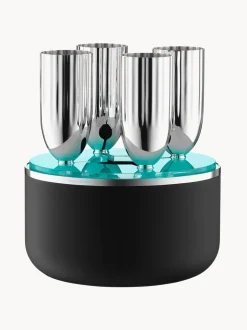 Scatola portaoggetti fatto a mano con flute da champagne Belvedere, set di 5
