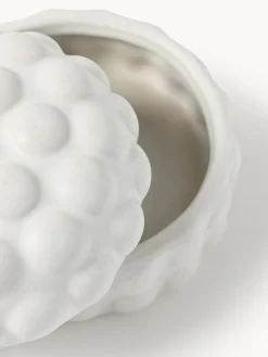 Scatola decorativa in gres con coperchio Bob
