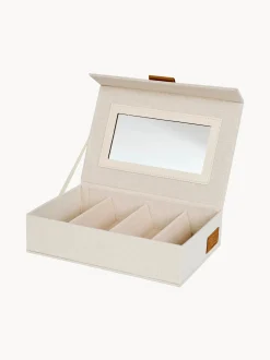 Scatola portaocchiali con specchio Premium