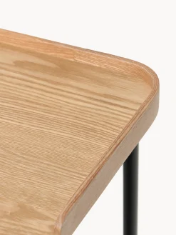 Scrivania angolare in legno di frassino Renee