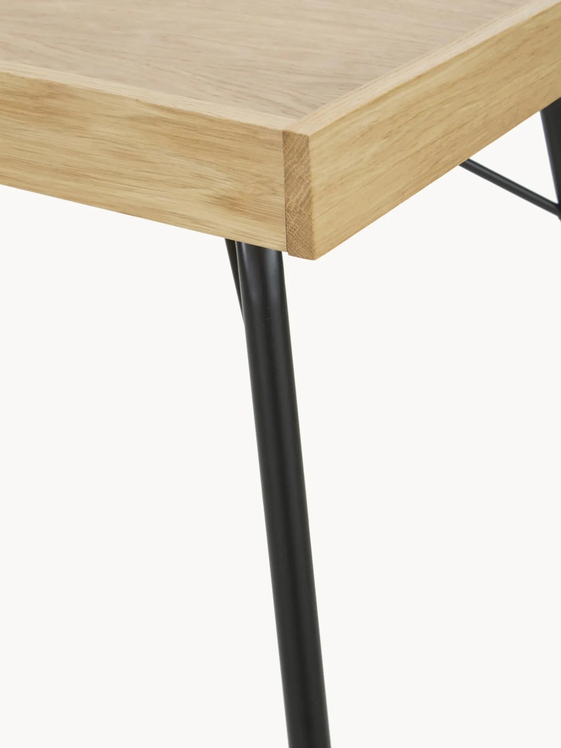 Scrivania con finitura in legno di quercia Rayburn