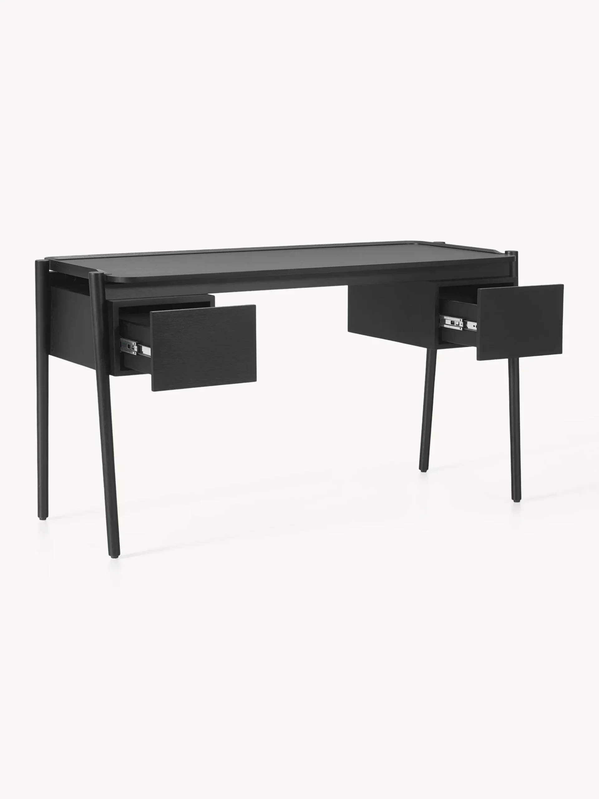 Scrivania in legno con cassetti Libby