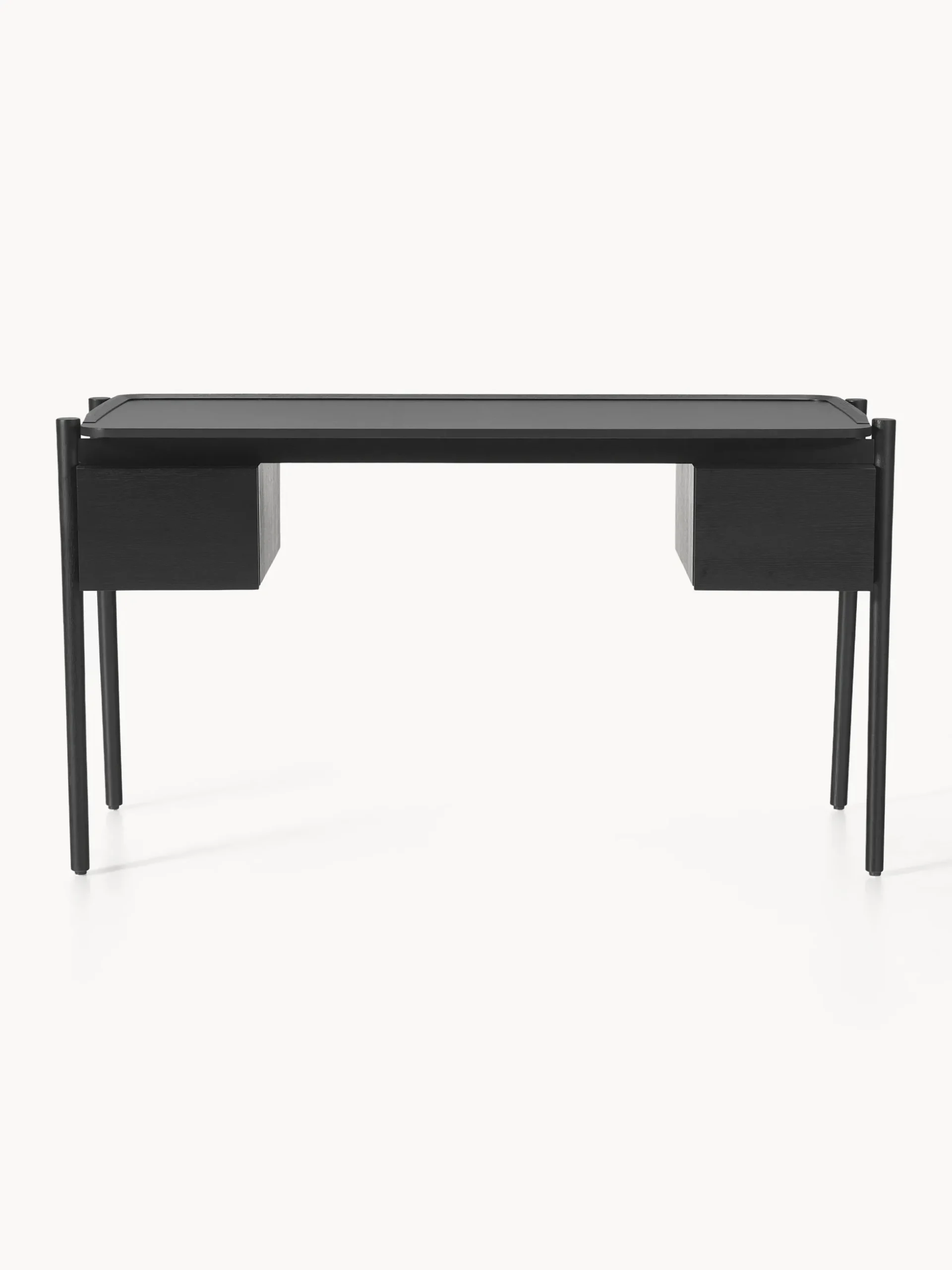 Scrivania in legno con cassetti Libby
