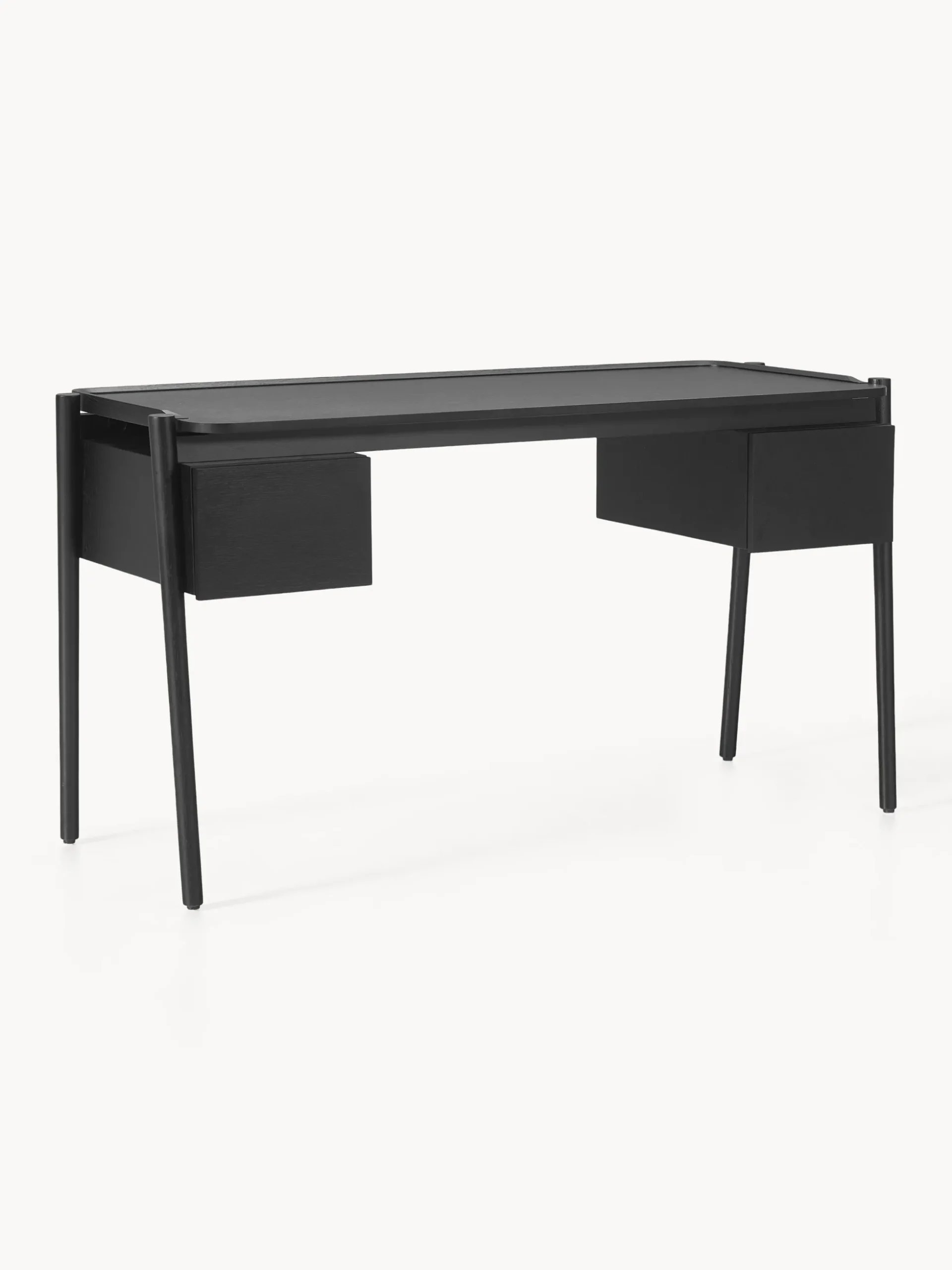 Scrivania in legno con cassetti Libby
