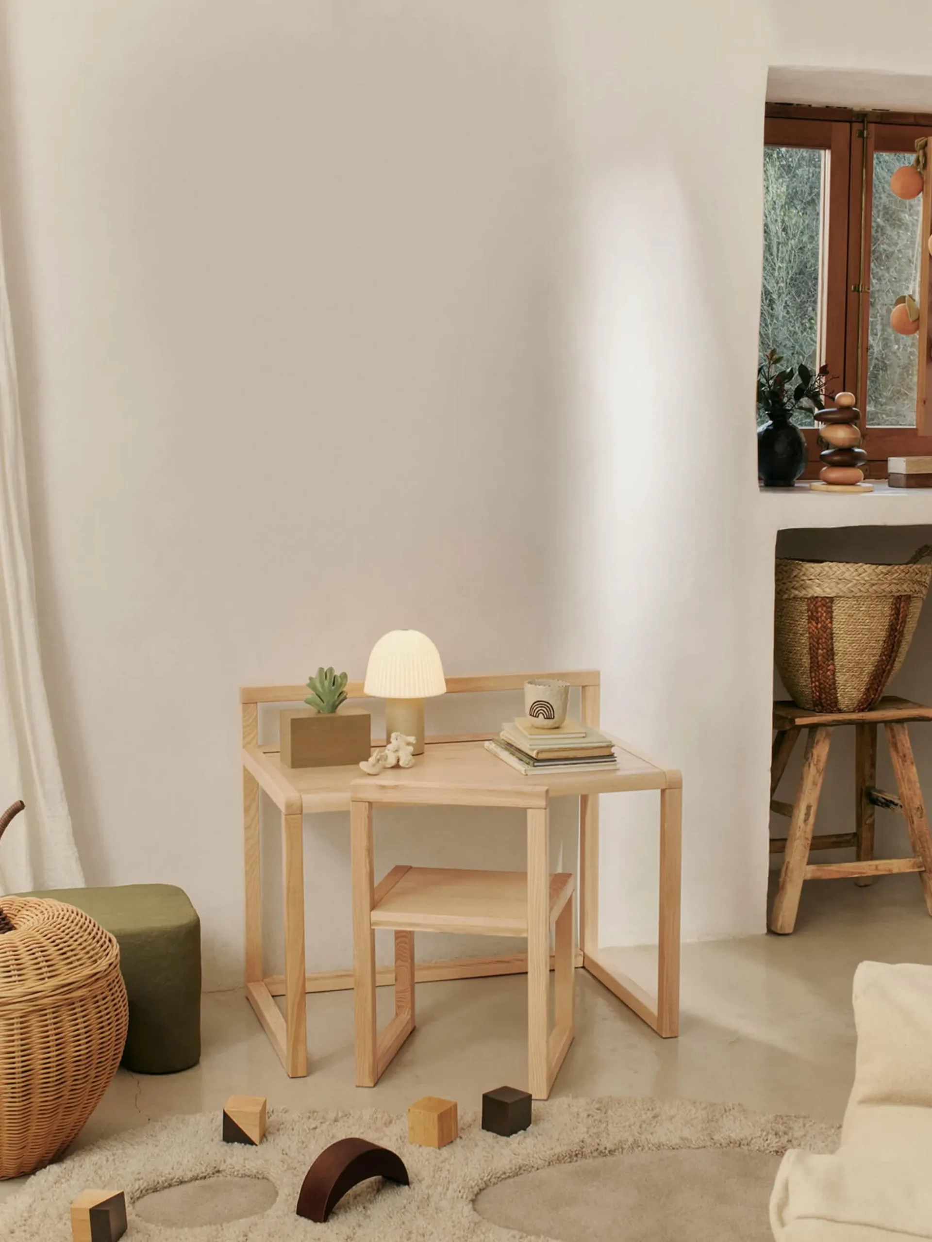 Scrivania per bambini in legno Little Architect