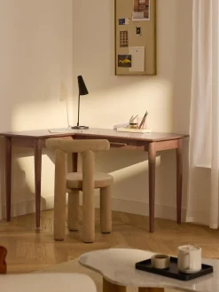 Scrivania rettangolare in legno di mango Paul