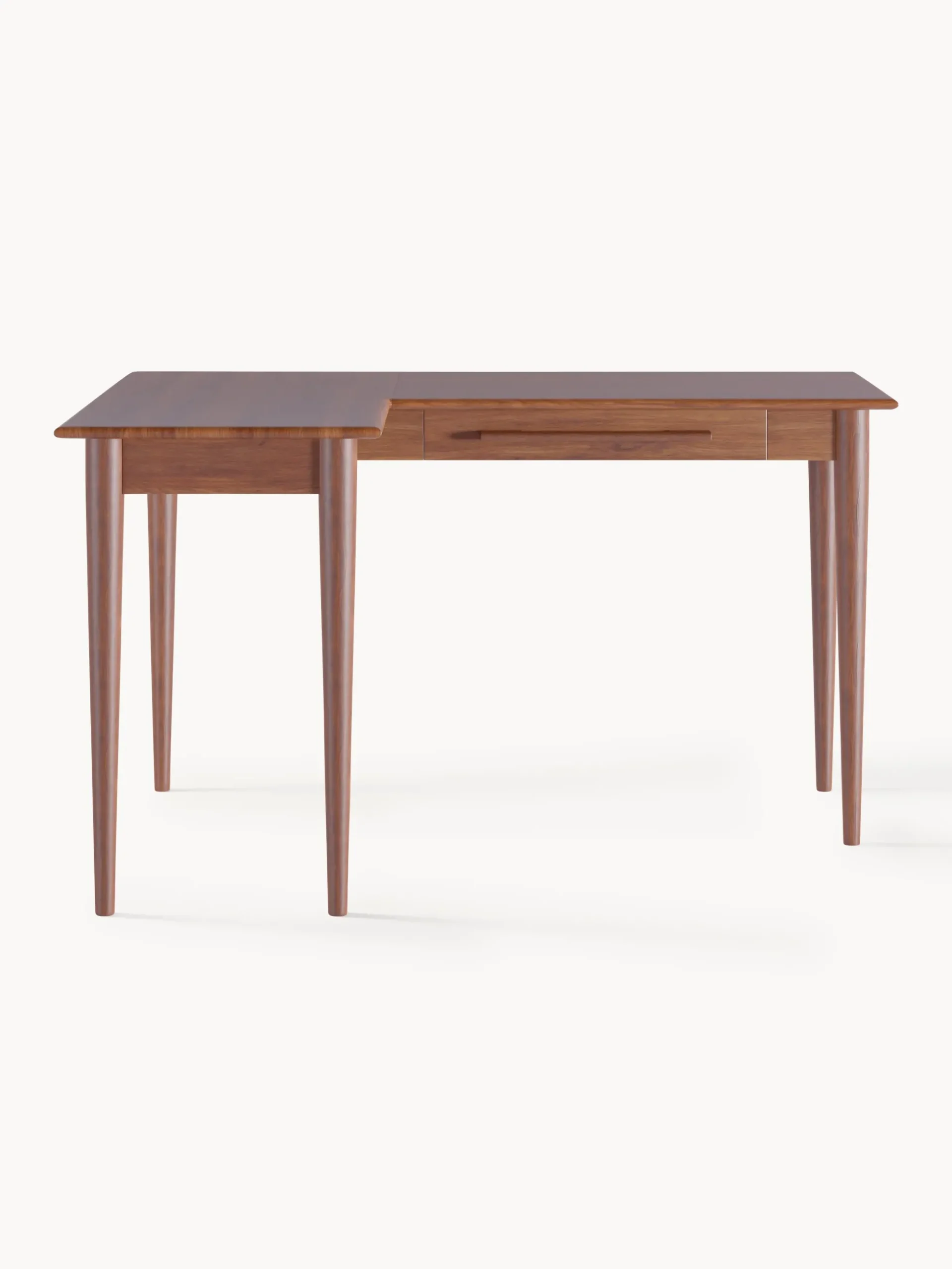 Scrivania rettangolare in legno di mango Paul