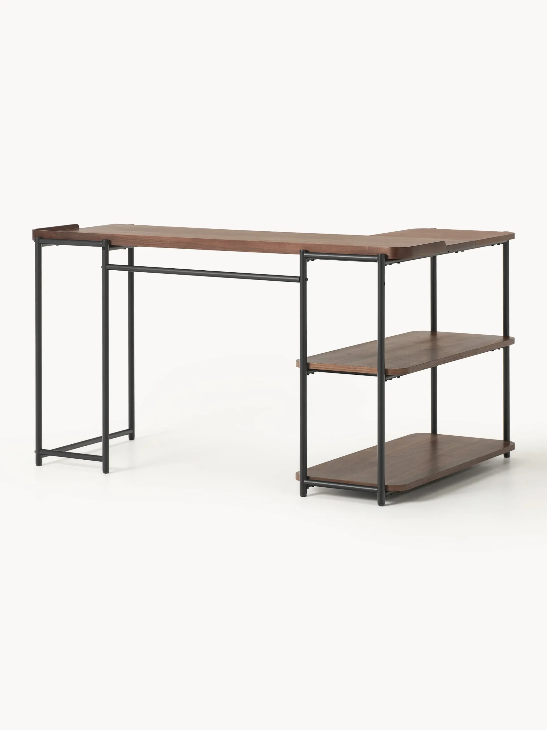 Scrivania angolare in legno Renee