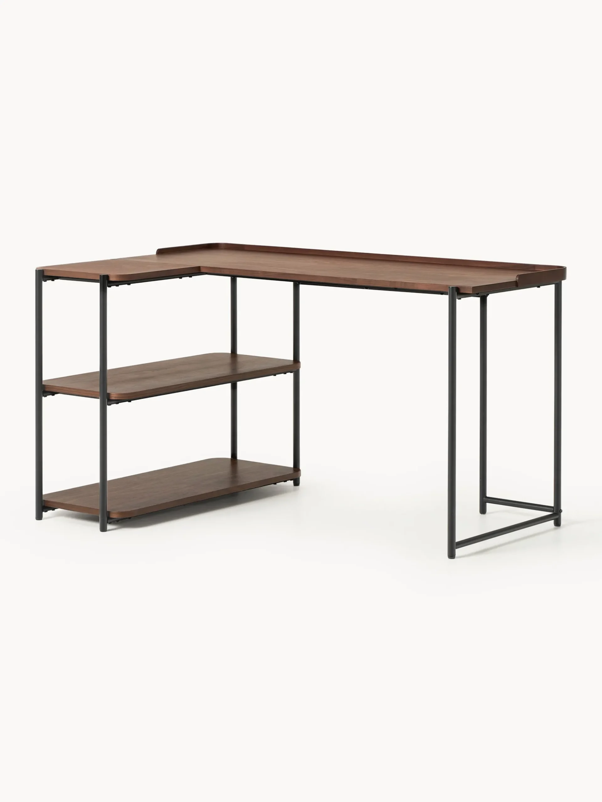 Scrivania angolare in legno Renee