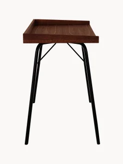 Scrivania con piano in finitura di noce Rayburn