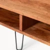 Scrivania in legno di mango e metallo Tova