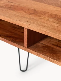 Scrivania in legno di mango e metallo Tova