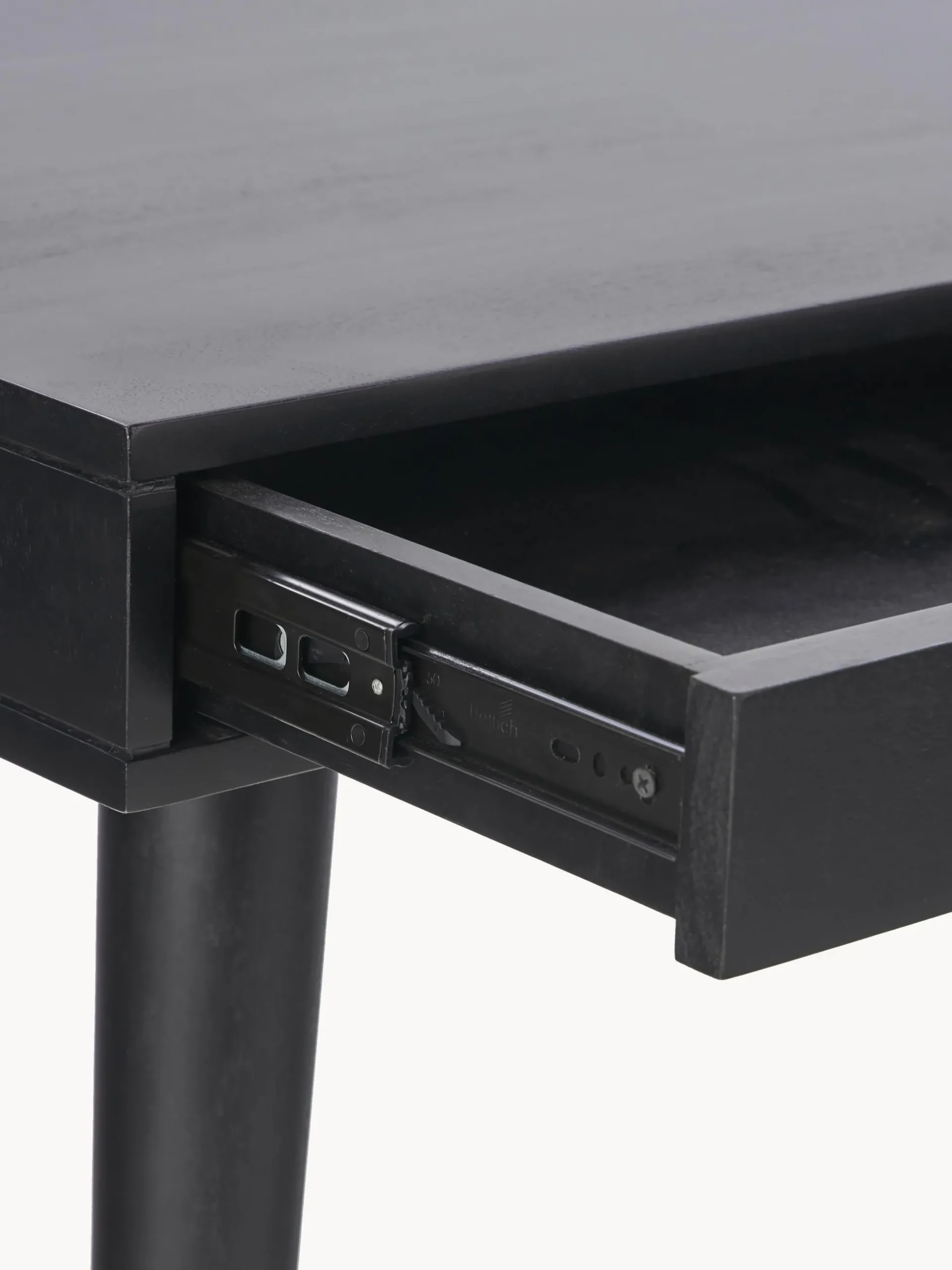 Scrivania in legno massiccio con cassetto Tova