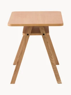 Scrivania per bambini in legno di quercia Growing Green