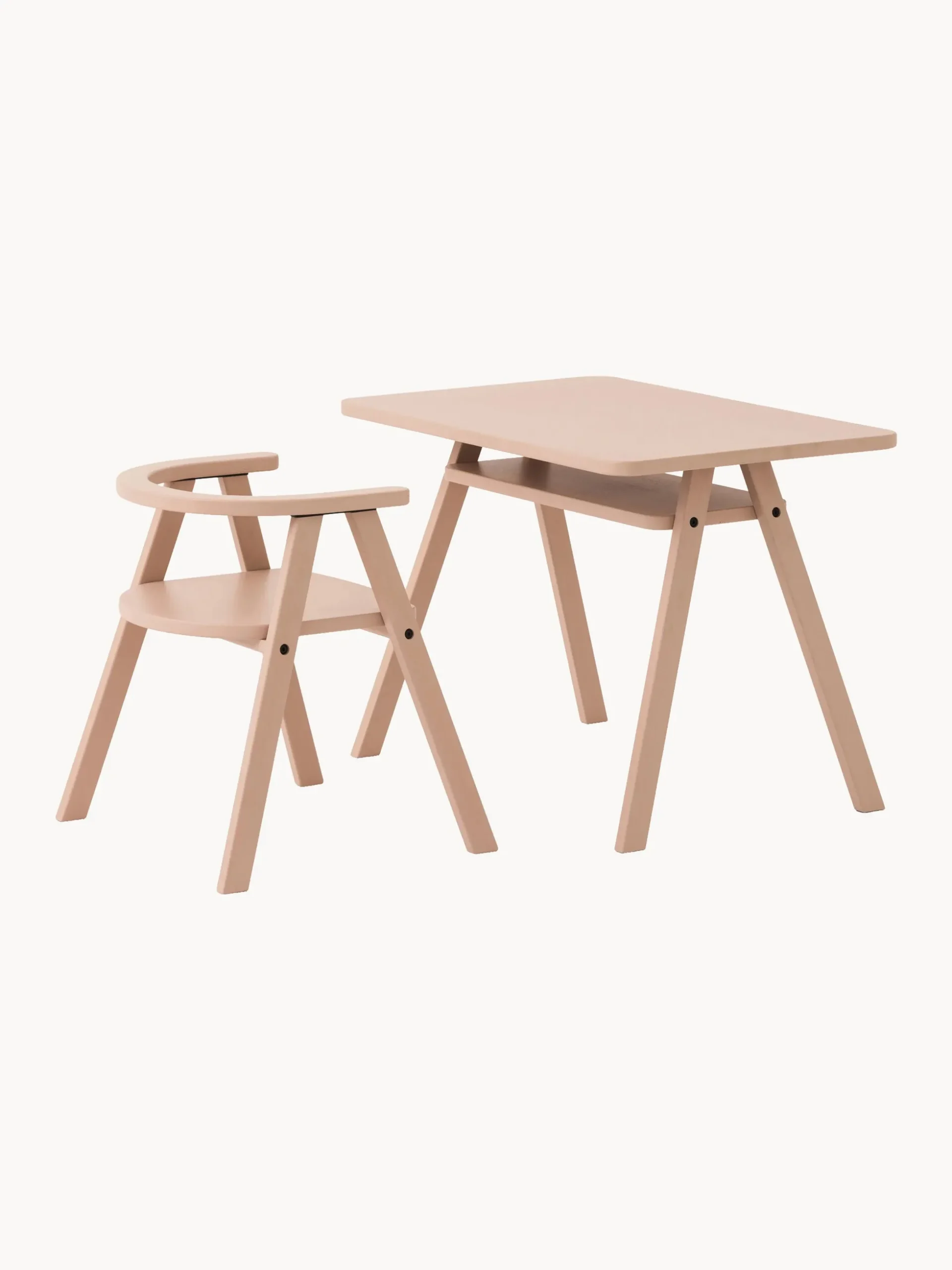 Scrivania per bambini in legno di faggio Growing Green