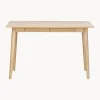 Scrivania stretta in legno Marte