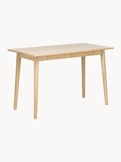 Scrivania stretta in legno Marte