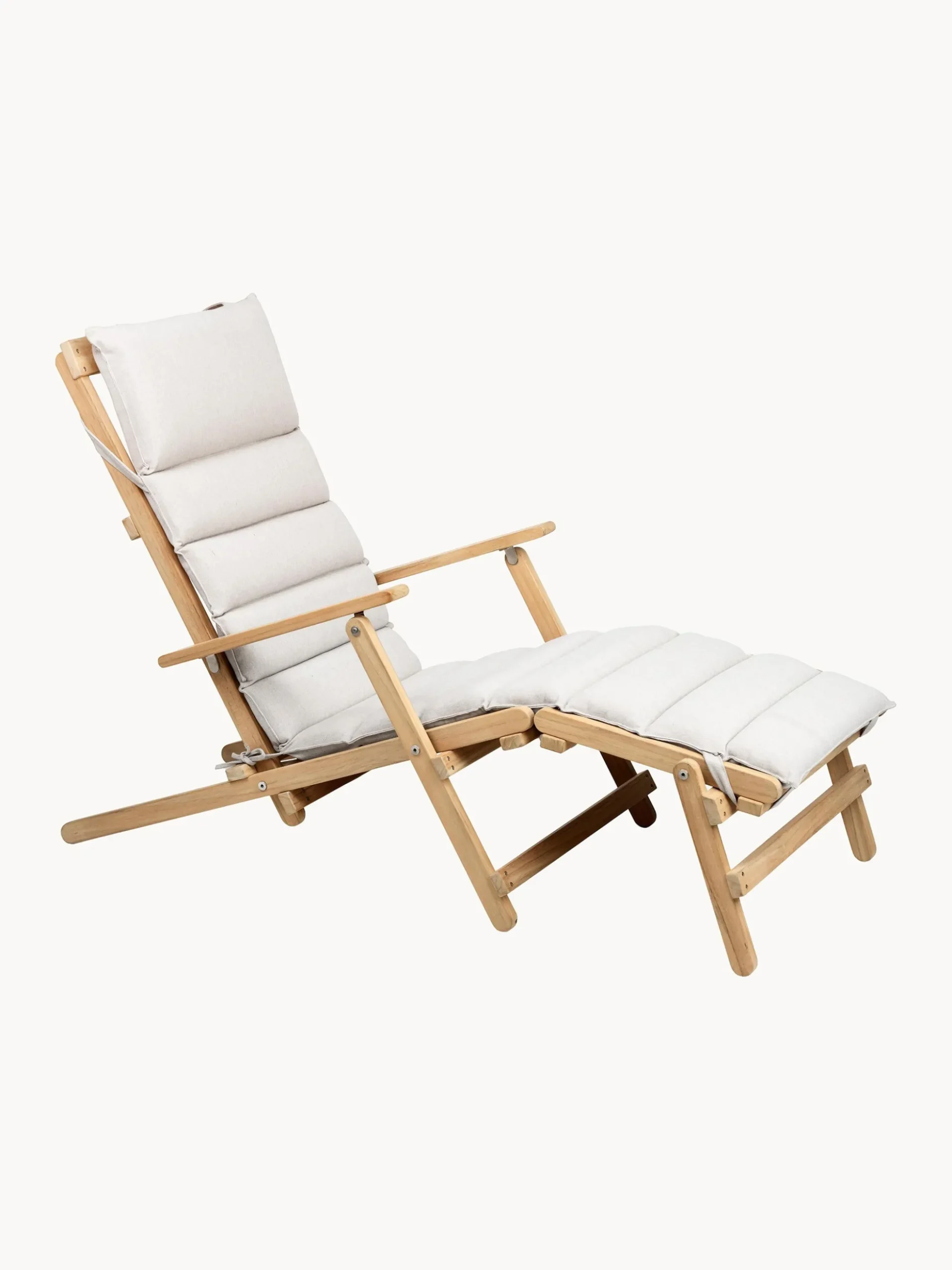 Sedia a sdraio pieghevole in legno di teak BM5565