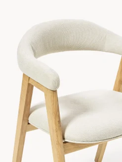 Sedia con braccioli con imbottitura Nik