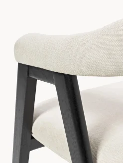 Sedia con braccioli con imbottitura Nik