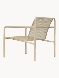 Sedia con braccioli da giardino in acciaio Dapple