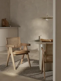 Sedia con braccioli e intreccio viennese Sissi