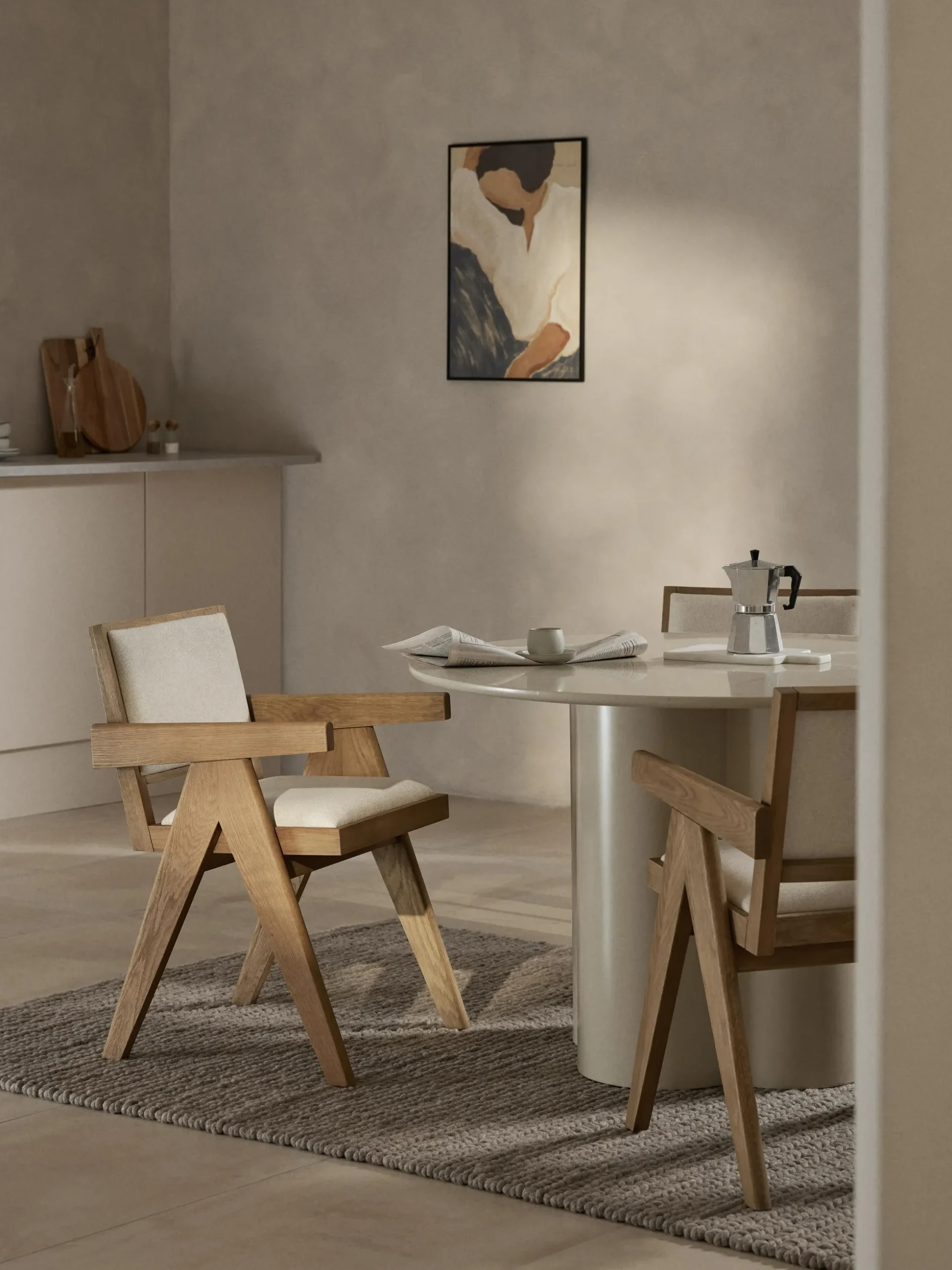 Sedia con braccioli imbottita Sissi