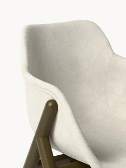 Sedia con braccioli imbottita Carmi