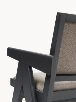 Sedia con braccioli imbottita Sissi