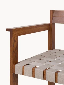 Sedia con braccioli in legno di frassino Symmetry