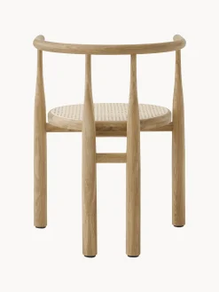 Sedia con braccioli in legno di quercia Bukowski