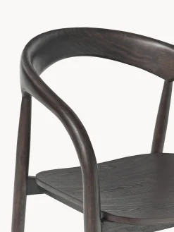 Sedia con braccioli in legno di frassino Camille