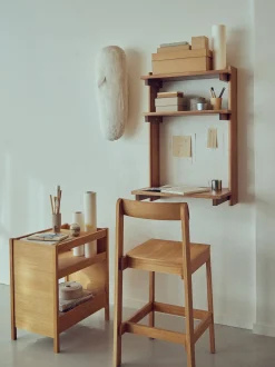 Sedia da bar in legno Blueprint