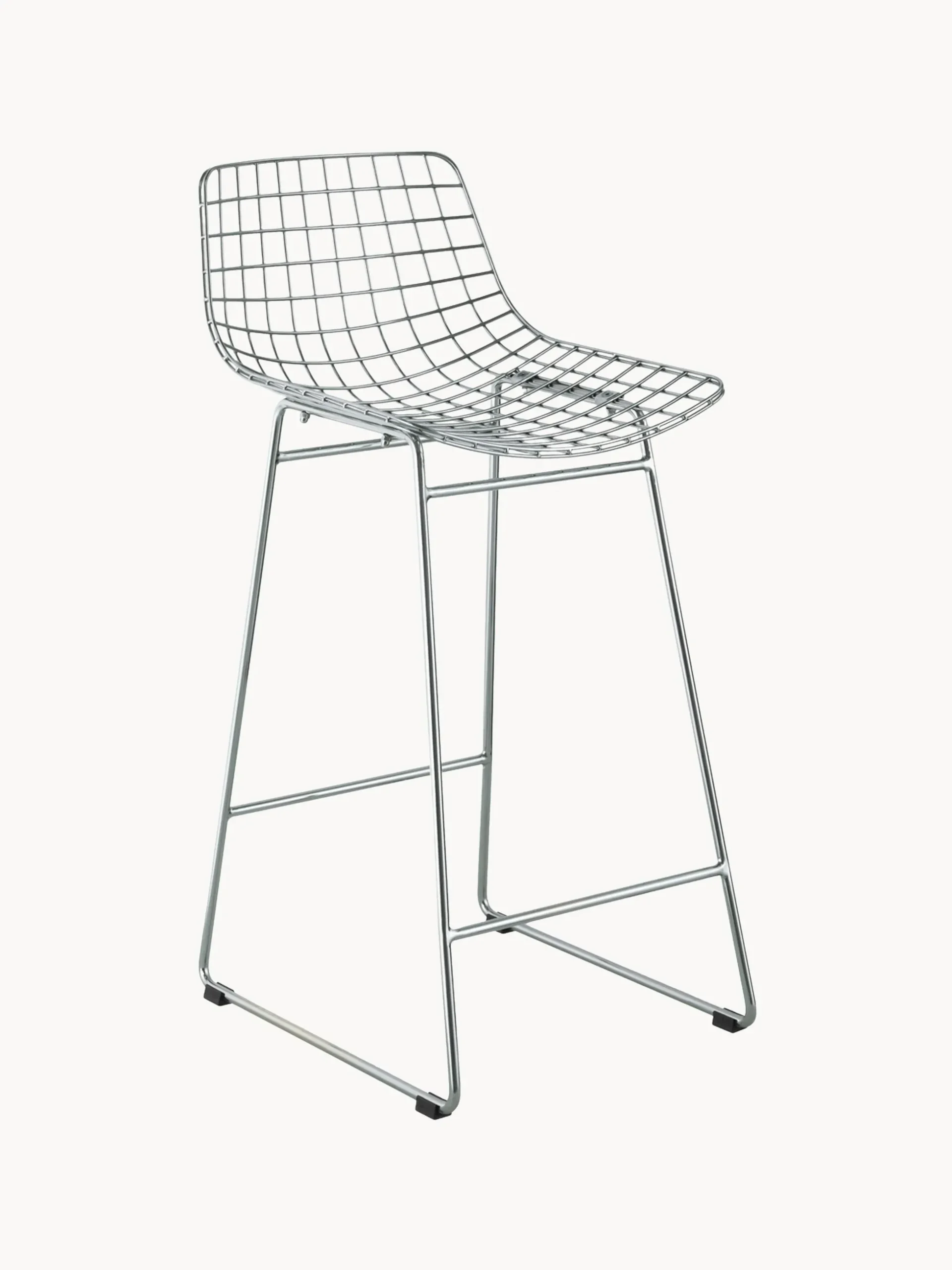 Sedia da bar in metallo Wire