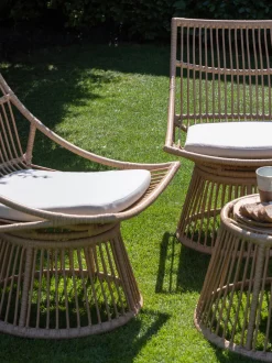 Sedia da giardino con cuscino Alatna