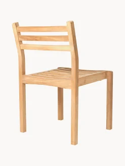 Sedia da giardino impilabile in legno di teak AH501