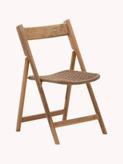 Sedia da giardino pieghevole in legno di acacia Dandara