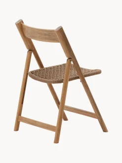 Sedia da giardino pieghevole in legno di acacia Dandara